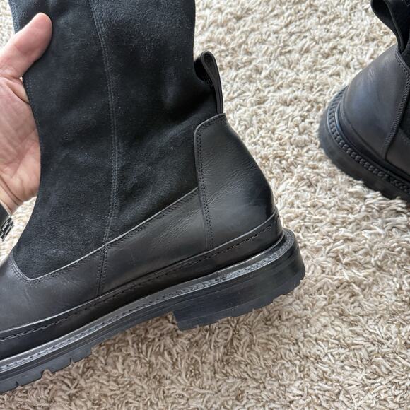 $1100 Adyar Black Suede Leather Chelsea Boots SSENSE Exclusive Mens Size 46 / 12 main image 14
